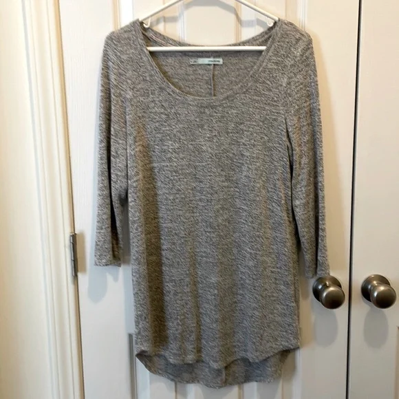 NWOT Maurice’s tunic top gray |Small 3/4” sleeve - Picture 1 of 7